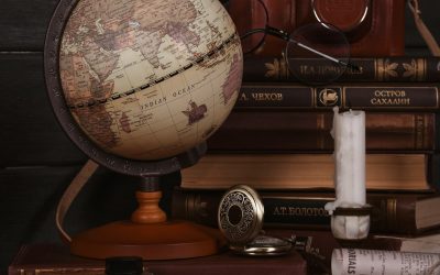 Antique Terrestrial Globe – 19th Century